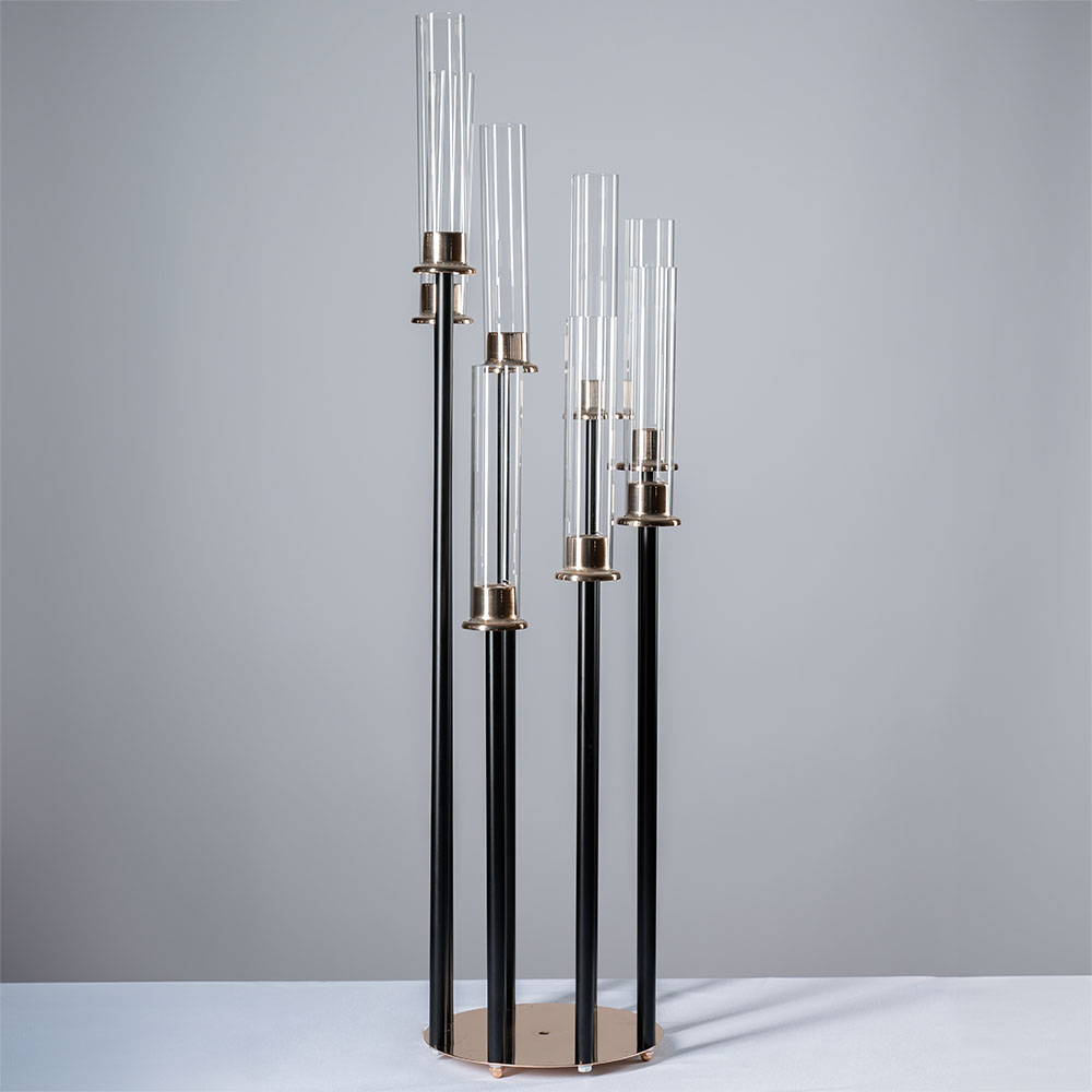 Modern Black & Gold žvakidė — vaizdas 2